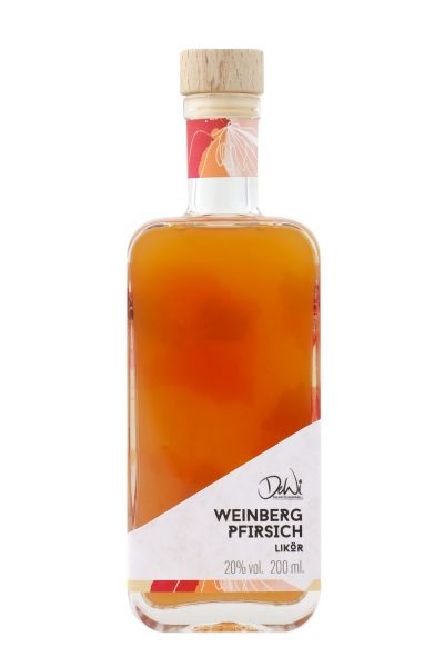 Roter Weinbergspfirsich Likör - 20% vol. 200ml