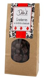 Cranberries in Zartbitterschokolade 150g Tüte